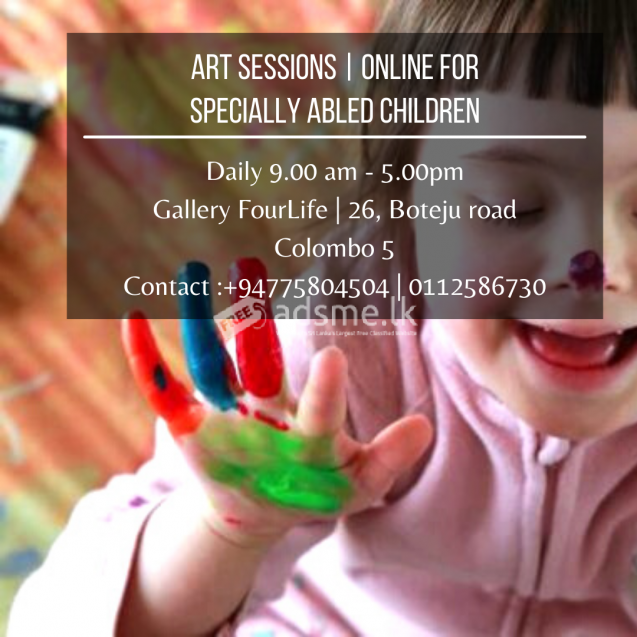 Art classes for children with special needs