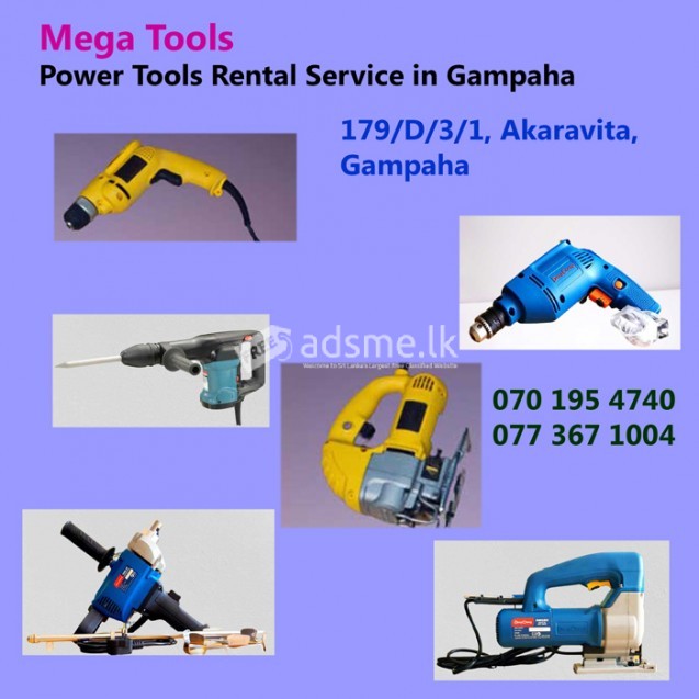 Power Tools Rental in Gampaha - Mega Tools