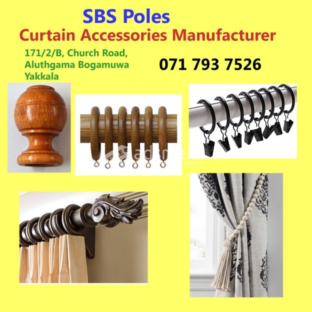 Curtain Accessories Supplier in Gampaha - SBS Poles.