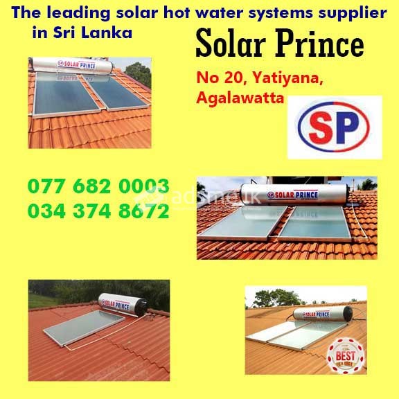 Solar Hot water Systems Kaluthara - Solar Prince.