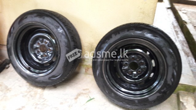 15 inch rim set with tyres