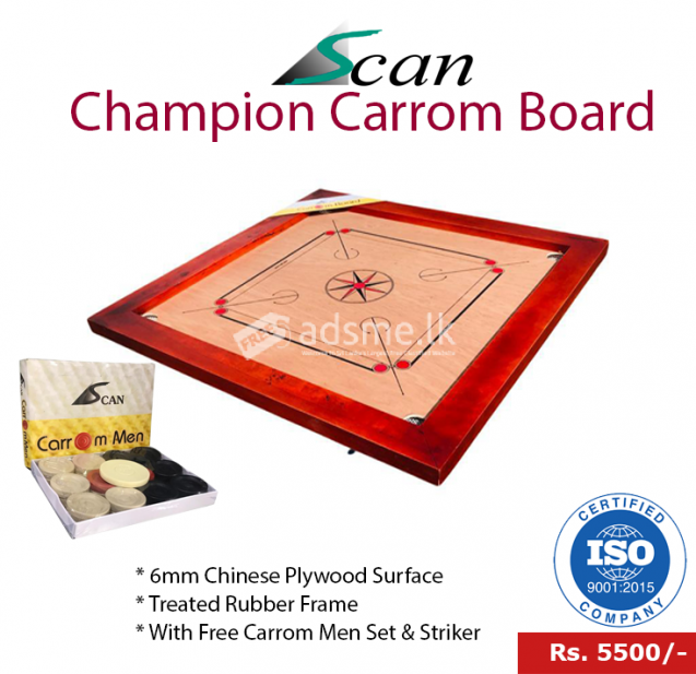 6mm Champion Carrom Board