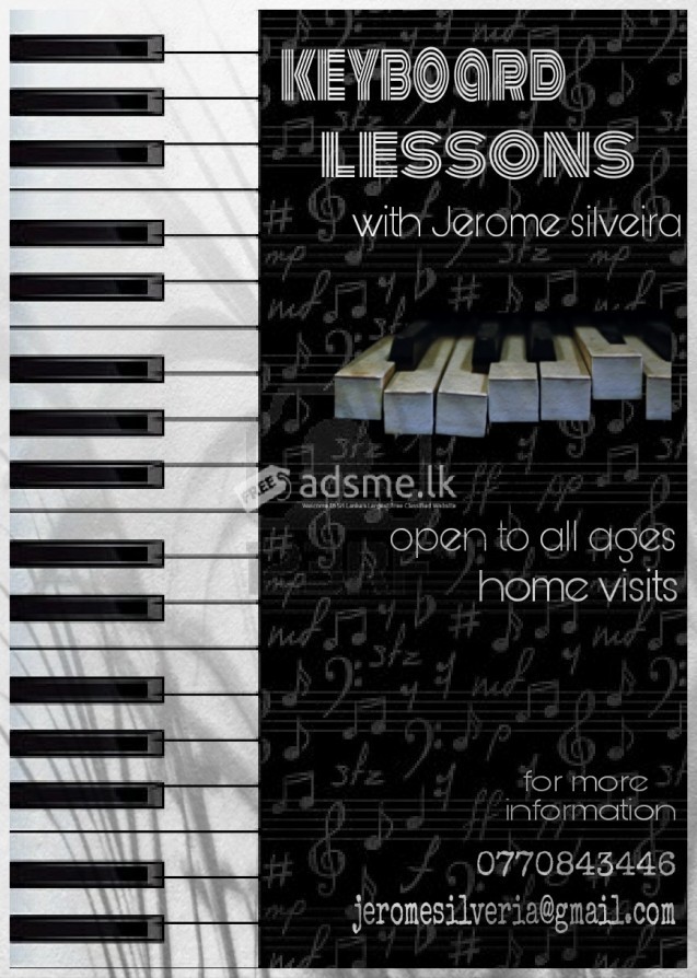 Keyboard and Organ lessons