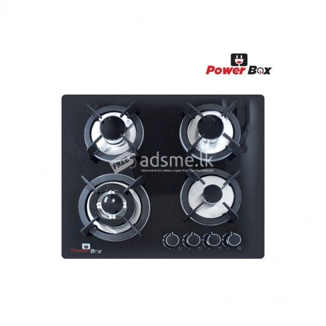 Power Box 4 Burner Gas Cooker Hob