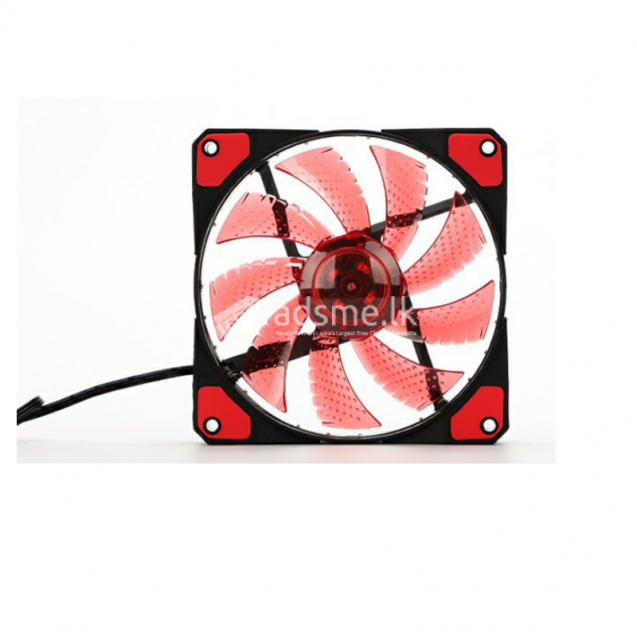 DC 12V 3+4 Pin 120x120x25mm LED Fan RGB 12025 PC Computer Case Cooling
