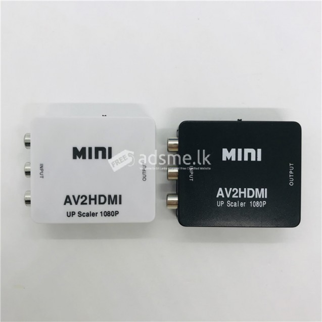 Mini AV to Video Converter AV2HDMI RCA AV HDMI-compatible CVBS to Adapter For PS3 PS4 PC DVD Projector 720/1080p UP Scaler