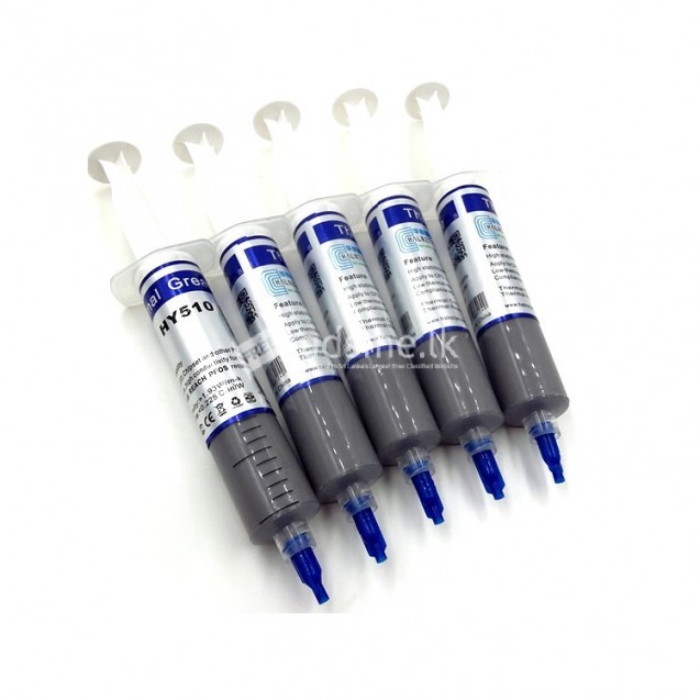 Grey 30g led lights heat sink thermal paste HY510 syringe high temperature CPU processor Conductive thermal paste