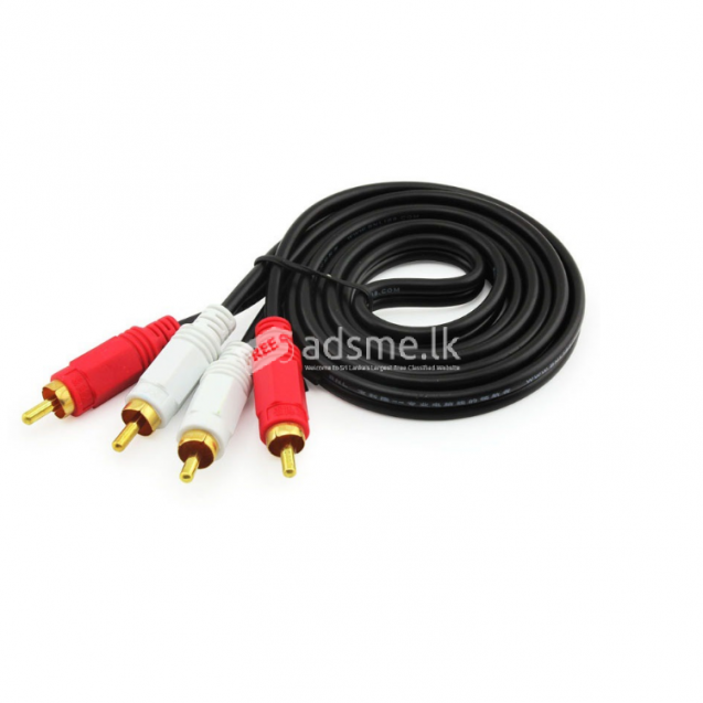 Male to Male cord 3RCA to 2RCA 1.5m