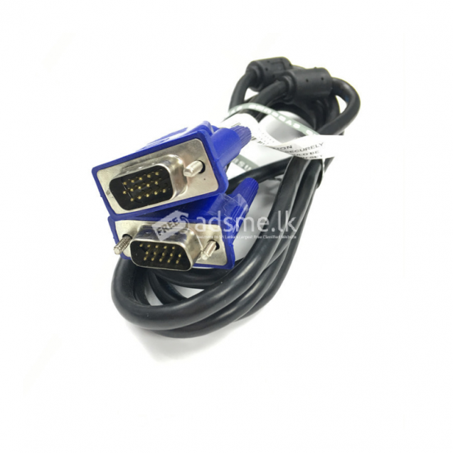 High speed 1.5m 4+5 VGA Monitor Cable 15 pin male to male for psp pc