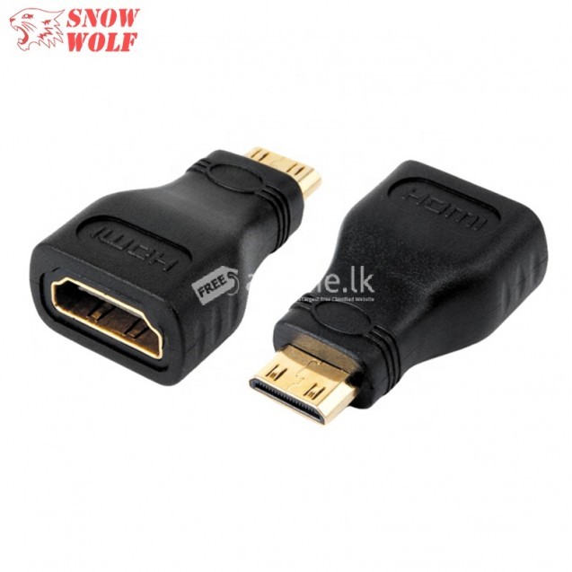 Black Micro HDMI Male to HDMI Female Adapter