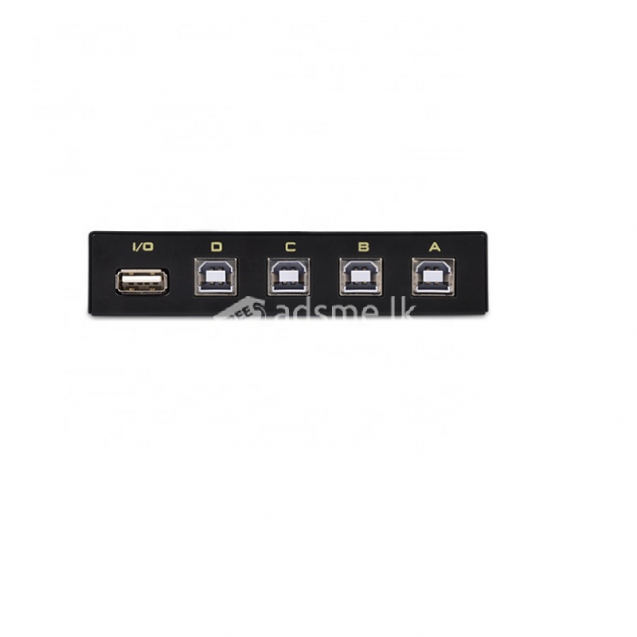 4Ports USB Manual Sharing Switch HUB Selector Switcher for Printer Scanner1 order