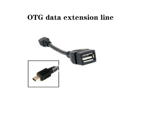 Mini USB 5P Male to USB2.0 Female Adapter OTG data extension Cable for Car Audio Camera Tablet