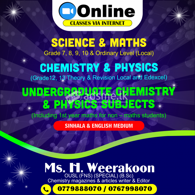 Chemistry for advanced level students and undergraduates