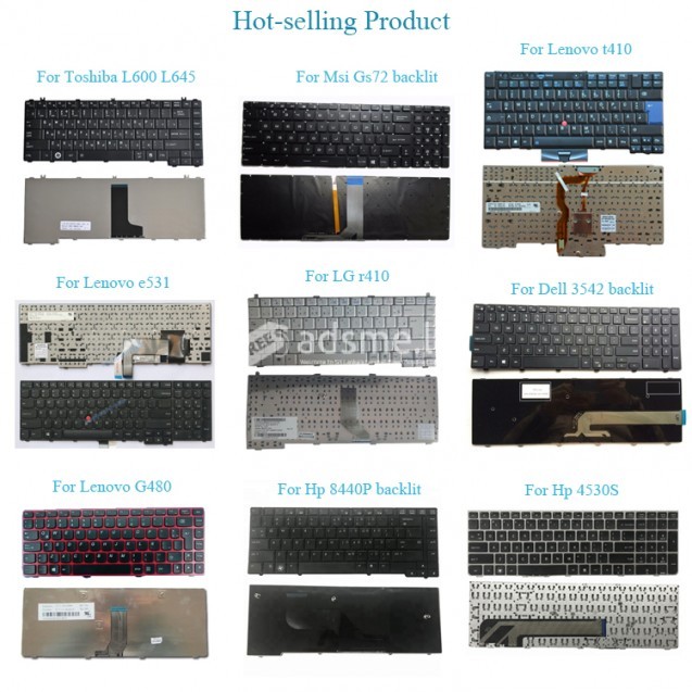 All kind of laptop keyboards available for ( wholesale & Retail )