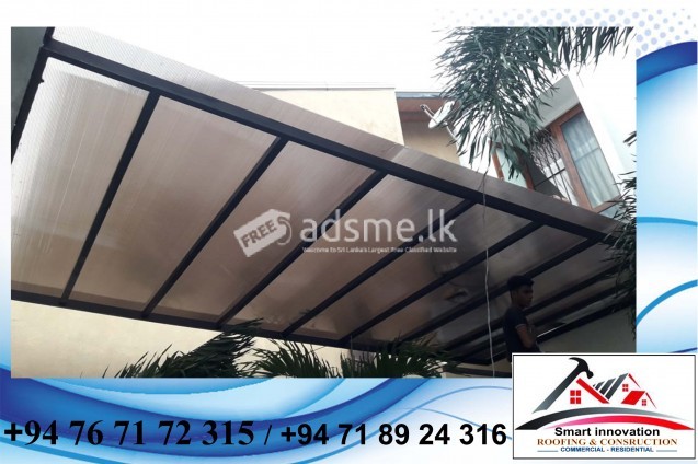 poly carbonate canopy , window canopy, car porch,rooftops