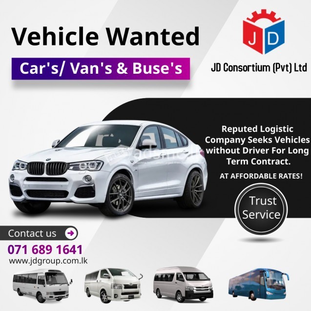 Vehicle Wanted For Long Term Rent