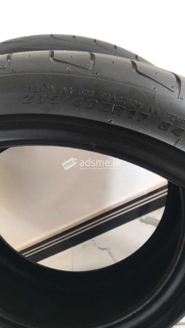 205/40/17 fedaral 2tyres
