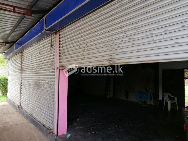 3 shops with building for sale