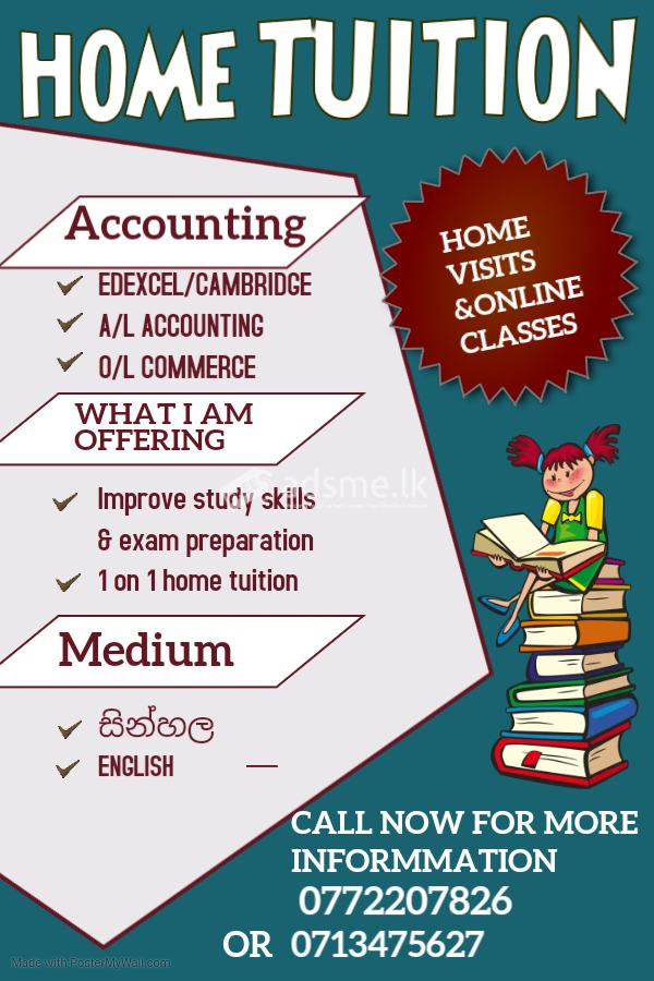 Accounting EDEXCEL/CAMBRIDGE, A/L and O/L