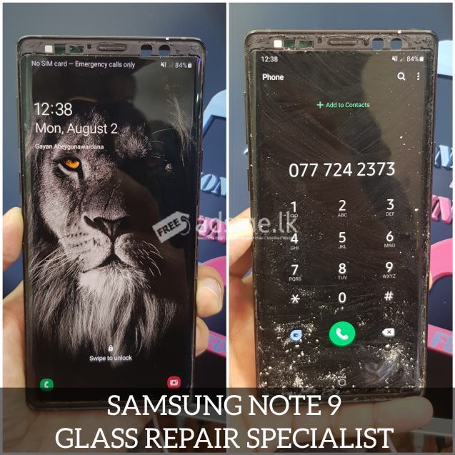 Samsung Note 9 Display Glass Repair Specialist