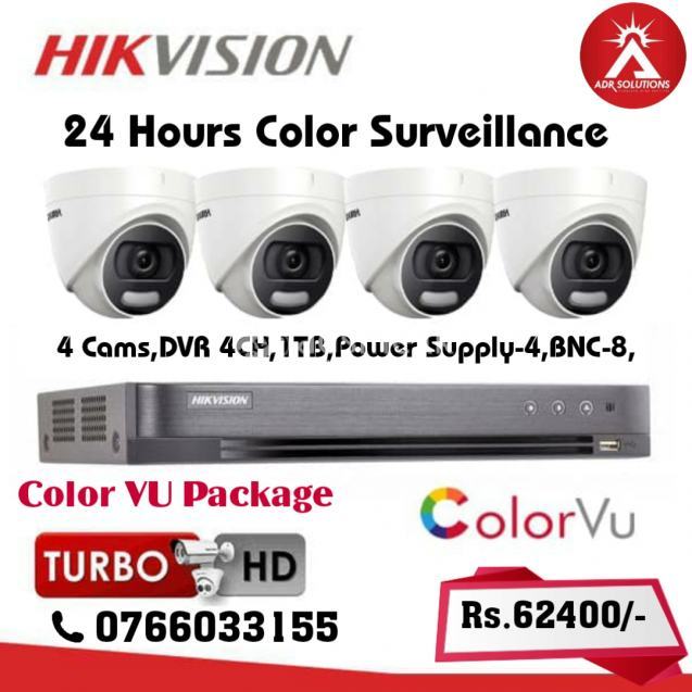 HIK-Vision Color VU CCTV Package