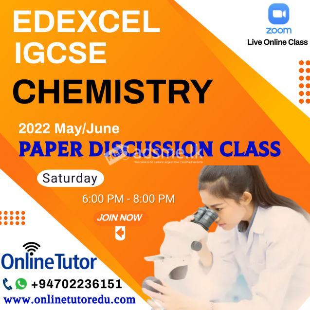 Edexcel IGCSE Chemistry 2022 May/June - PAPER DISCUSSION CLASS