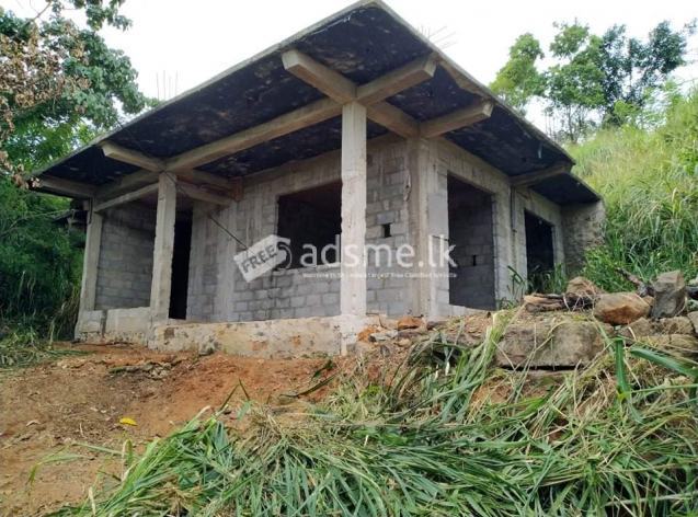 Incomplete House and Land For Sale