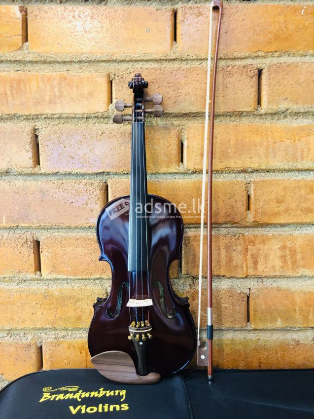 Brandurnburg violin German Made Coffee Brown  4/4 with case and bow BB 110