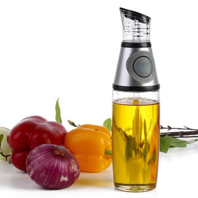 Liquid Dispenser Oil & Vinegar Measuring Bottle and Dispenser