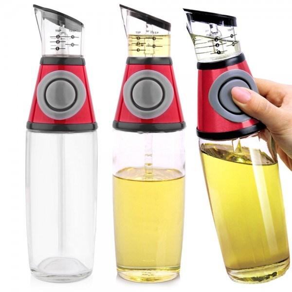 Liquid Dispenser Oil & Vinegar Measuring Bottle and Dispenser
