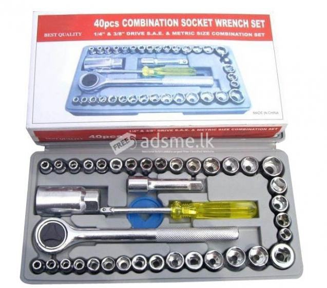 AIWA 40pcs Combination Socket Wrench Set – Medium