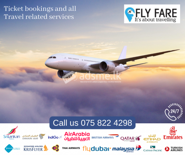 Flight Tickets , Visit Visa , Hotel Bookings and Tour Packages