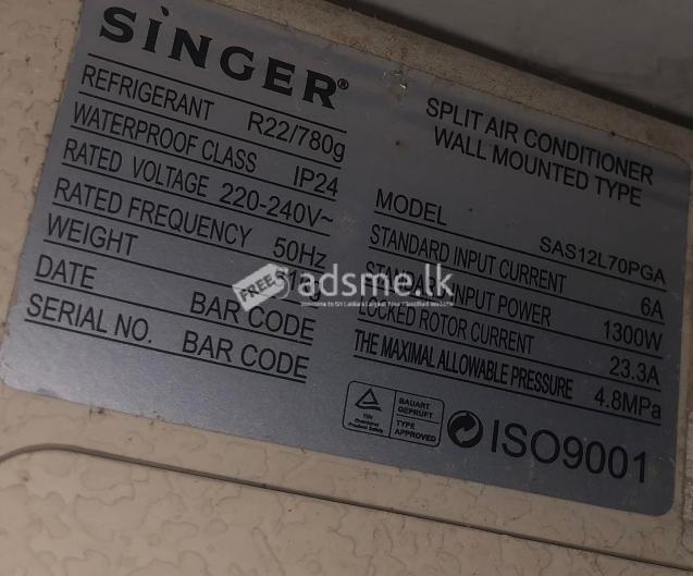 Singer Air Conditioner AC for sale