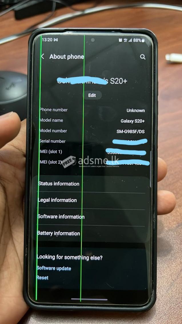 Samsung Other model S20 Plus + Dual SIM + Combo Offer (Used)