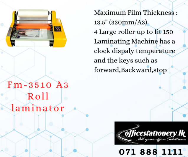 Fm-3510 A3 Roll laminator