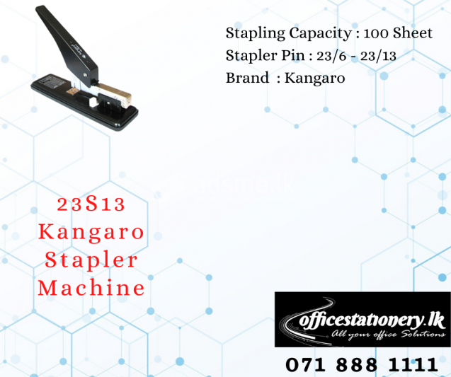23S13 Kangaro Stapler Machine