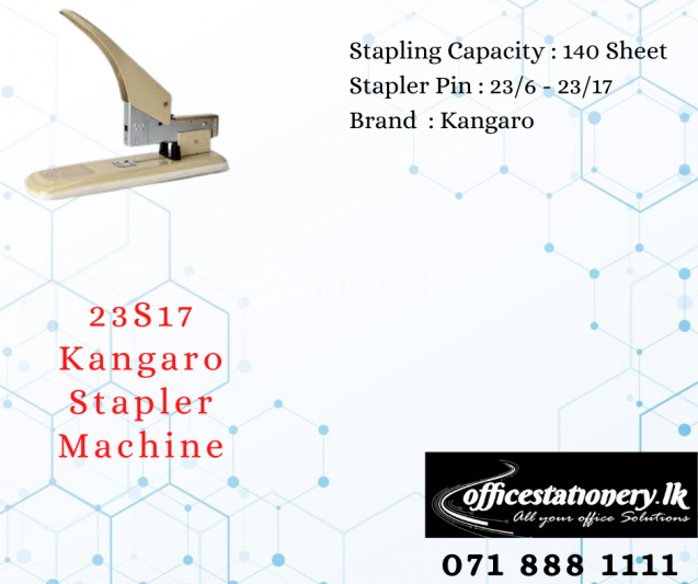 23S17 Kangaro Stapler Machine