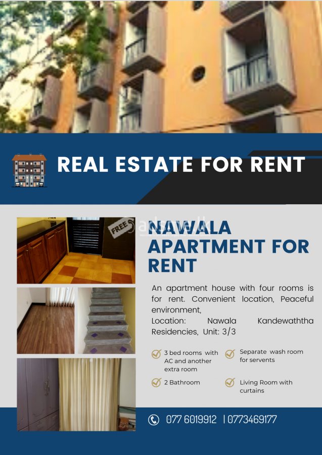 3 AC ROOMS NAWALA APARTMENT FOR RENT