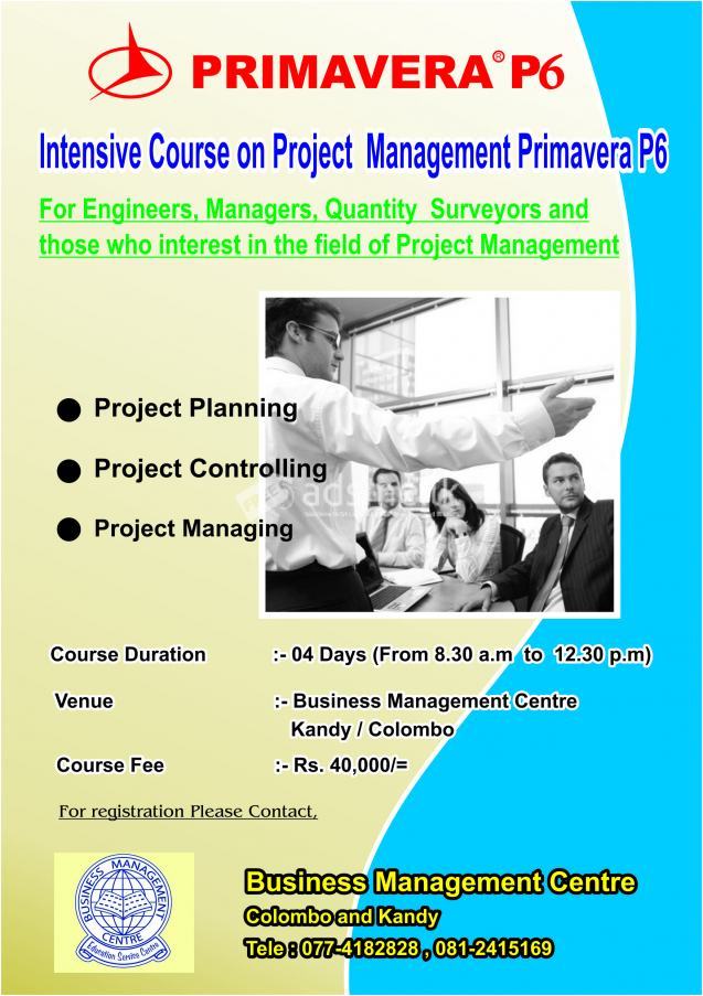 Primavera P6 Project Management