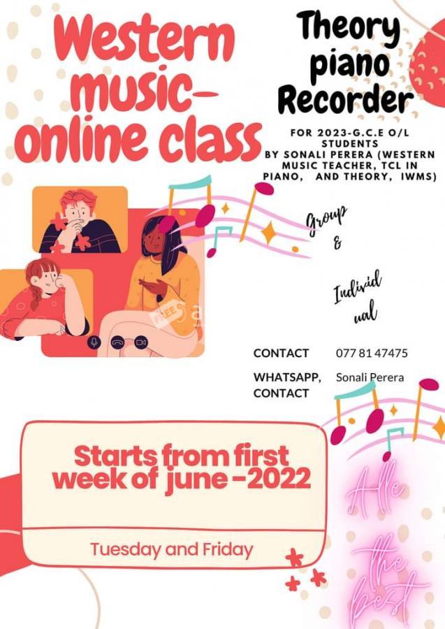 Western music Online and physical classes