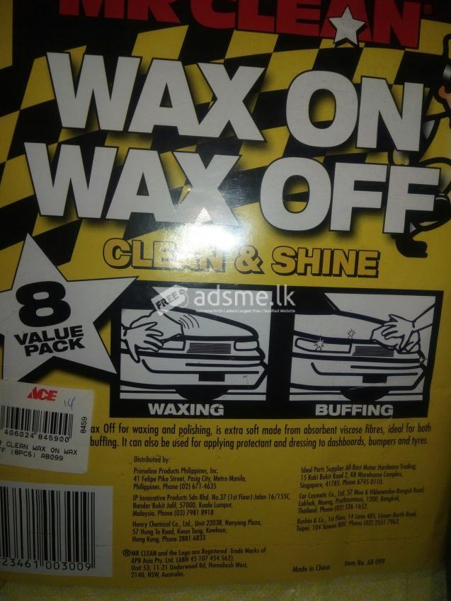 Car polishing and buffing cloths & microfiber sponge