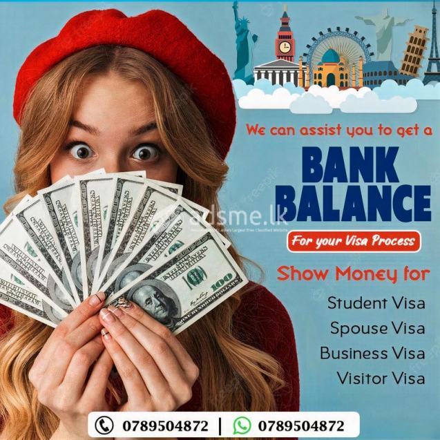 Fixed Deposite Bank Balance Show Money for Visa Process