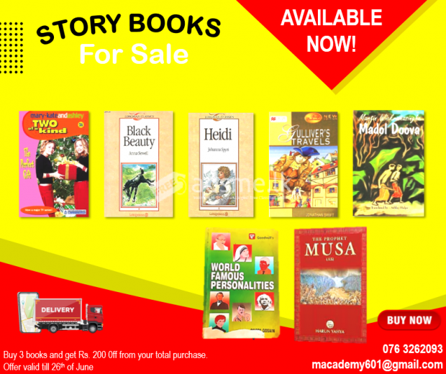 Textbooks, Storybooks and Primary Books for sale