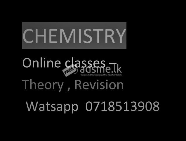 Advanced Level Chemistry - 2022,2023 Theory,Revision
