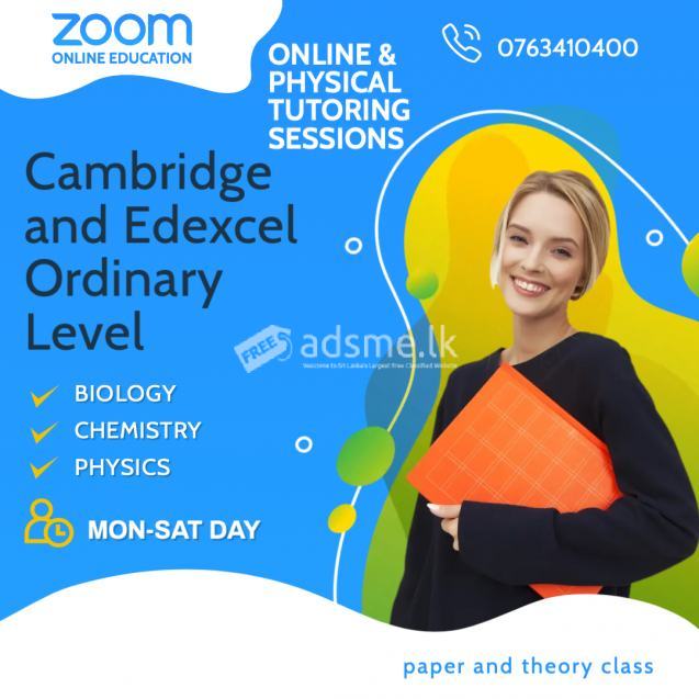 Cambridge and Edexcel tutoring