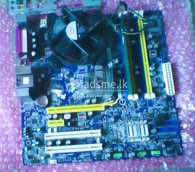 Motherboard with Dual-Core processor