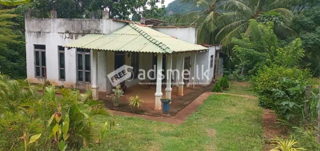 Land with House for Sale in Kurunegala(Melsiripura)