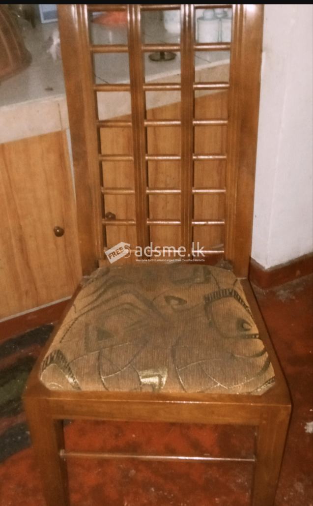 Dining Table with Six Chairs