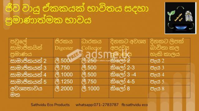 බයෝ ගෑස් යුනිට් - Bio Gas Unit