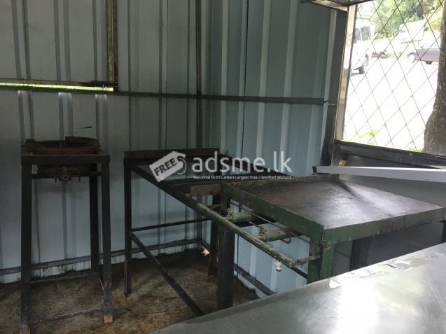 CAFETERIA HUT FOR SALE WITH EQUIPMENT